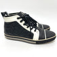 CHANEL G28067 Matelasse CC Mark Bicolor High-Cut Sneakers Shoes sneakers Leather Black/White Used