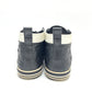CHANEL G28067 Matelasse CC Mark Bicolor High-Cut Sneakers Shoes sneakers Leather Black/White Used