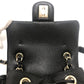 CHANEL AS4058 Matelasse Quilted Coco Mark CC Logo Chain Bag Backpack Caviar Skin Women's Black