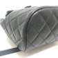 CHANEL AS4058 Matelasse Quilted Coco Mark CC Logo Chain Bag Backpack Caviar Skin Women's Black