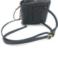 CHANEL AS4058 Matelasse Quilted Coco Mark CC Logo Chain Bag Backpack Caviar Skin Women's Black