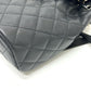 CHANEL AS4058 Backpack Matelasse Quilted Coco Mark CC Logo Chain Bag Rucksack Caviar Skin Women's Gold Hardware Black