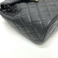 CHANEL AS4058 Backpack Matelasse Quilted Coco Mark CC Logo Chain Bag Rucksack Caviar Skin Women's Gold Hardware Black