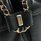 CHANEL AS3290 โลโก้ CC โคโค่ มาร์ค ควิลท์ มาตราเซ่ ควิลท์ เป้สะพายหลังโซ่ ช่องกระเป๋าคู่ กระเป๋าเป้สะพายหลัง หนังคาเวียร์ สำหรับผู้หญิง สีดำ