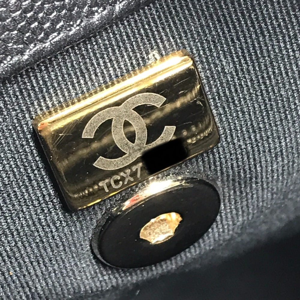 CHANEL AS3290 โลโก้ CC โคโค่ มาร์ค ควิลท์ มาตราเซ่ ควิลท์ เป้สะพายหลังโซ่ ช่องกระเป๋าคู่ กระเป๋าเป้สะพายหลัง หนังคาเวียร์ สำหรับผู้หญิง สีดำ