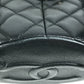 CHANEL AS3290 โลโก้ CC โคโค่ มาร์ค ควิลท์ มาตราเซ่ ควิลท์ เป้สะพายหลังโซ่ ช่องกระเป๋าคู่ กระเป๋าเป้สะพายหลัง หนังคาเวียร์ สำหรับผู้หญิง สีดำ