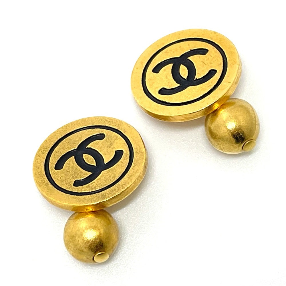 CHANEL CC ココマーク 93Ａ ヴィンテージ ファッション小物 カフス メタル レディース ゴールド