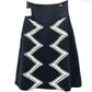 CHANEL P55435K07229 16K Side Double Zip Bottoms Skirt Wool/Cashmere Women's Black