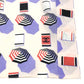 CHANEL P61308 CC Coco Mark 19S Parasol Motif Apparel Tops Blouse Long Sleeve Silk Women's Soft Pink x Multicolor
