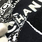 CHANEL P63299 Graffiti CC Logo 20P Sweatshirt, Long Sleeve Zip-Up Hoodie, Cotton, Women's, Black