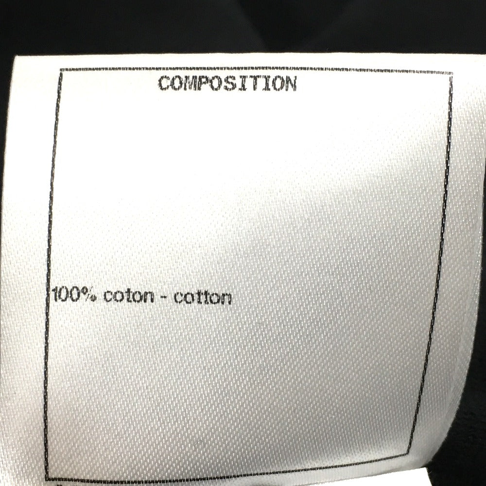 CHANEL P63299 Graffiti CC Logo 20P Sweatshirt, Long Sleeve Zip-Up Hoodie, Cotton, Women's, Black