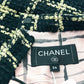 CHANEL P70539 Check Tweed Chain Skirt, 21SS, Silk, Women's, Black/Beige
