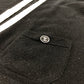 CHANEL P40668 バイカラー チェーン ココボタン ニットセーター アパレル トップス 長袖 カーディガン ニット レディース ブラック - brandshop-reference
