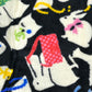 CHANEL Animal Print Diaper Changing Mat, Baby, Cotton, Kids, Black