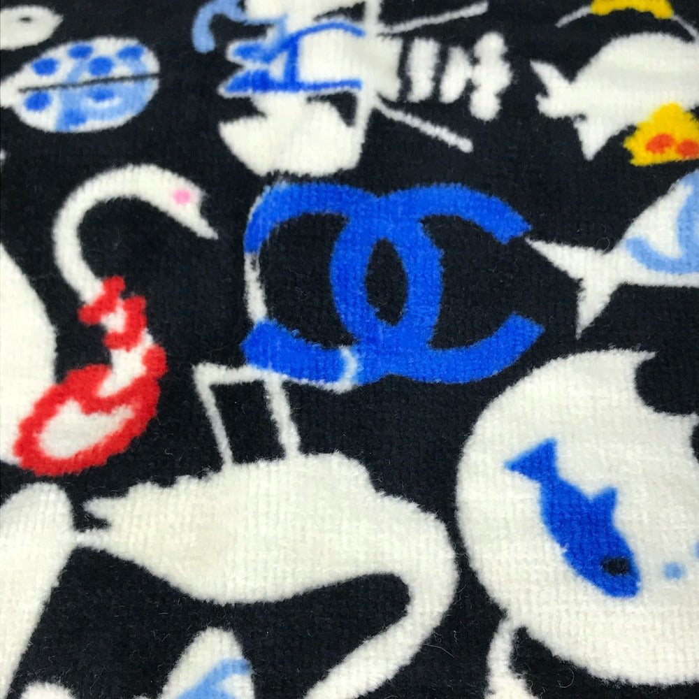 CHANEL Animal Print Diaper Changing Mat, Baby, Cotton, Kids, Black