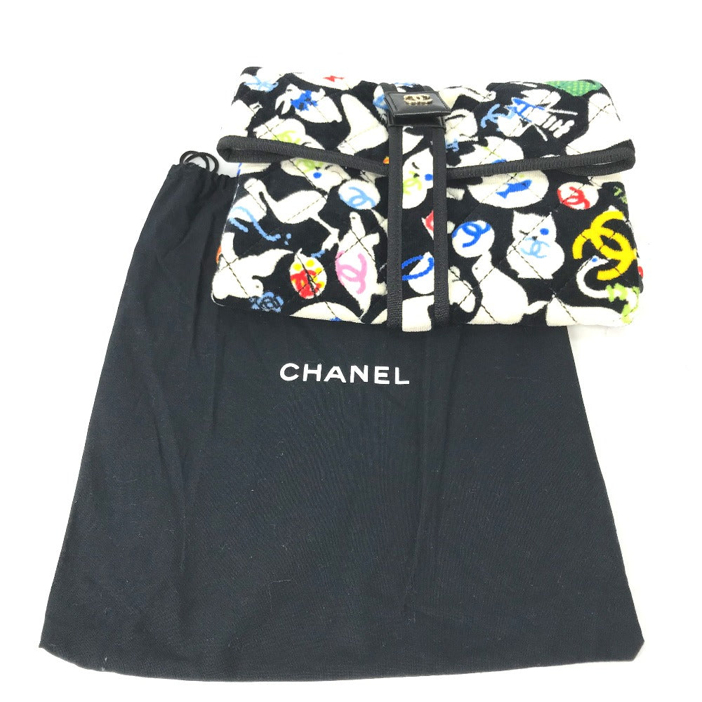 CHANEL Animal Print Diaper Changing Mat, Baby, Cotton, Kids, Black