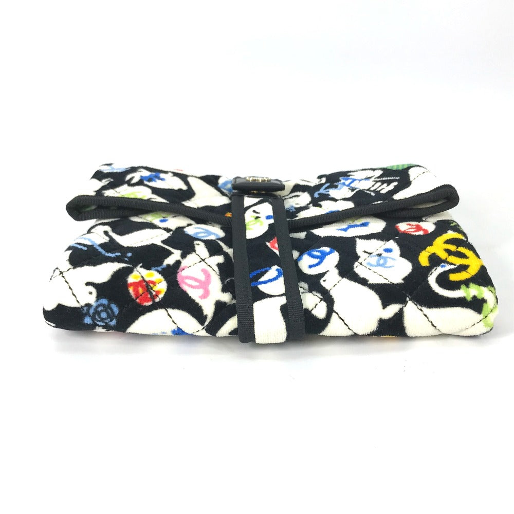 CHANEL Animal Print Diaper Changing Mat, Baby, Cotton, Kids, Black