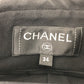 CHANEL P55115 アパレル 長袖 トップス シースルー カメリアブローチ ブラウス シースルーブラウス 長袖 トップス アパレル ブラウス シルク レディース ブラック