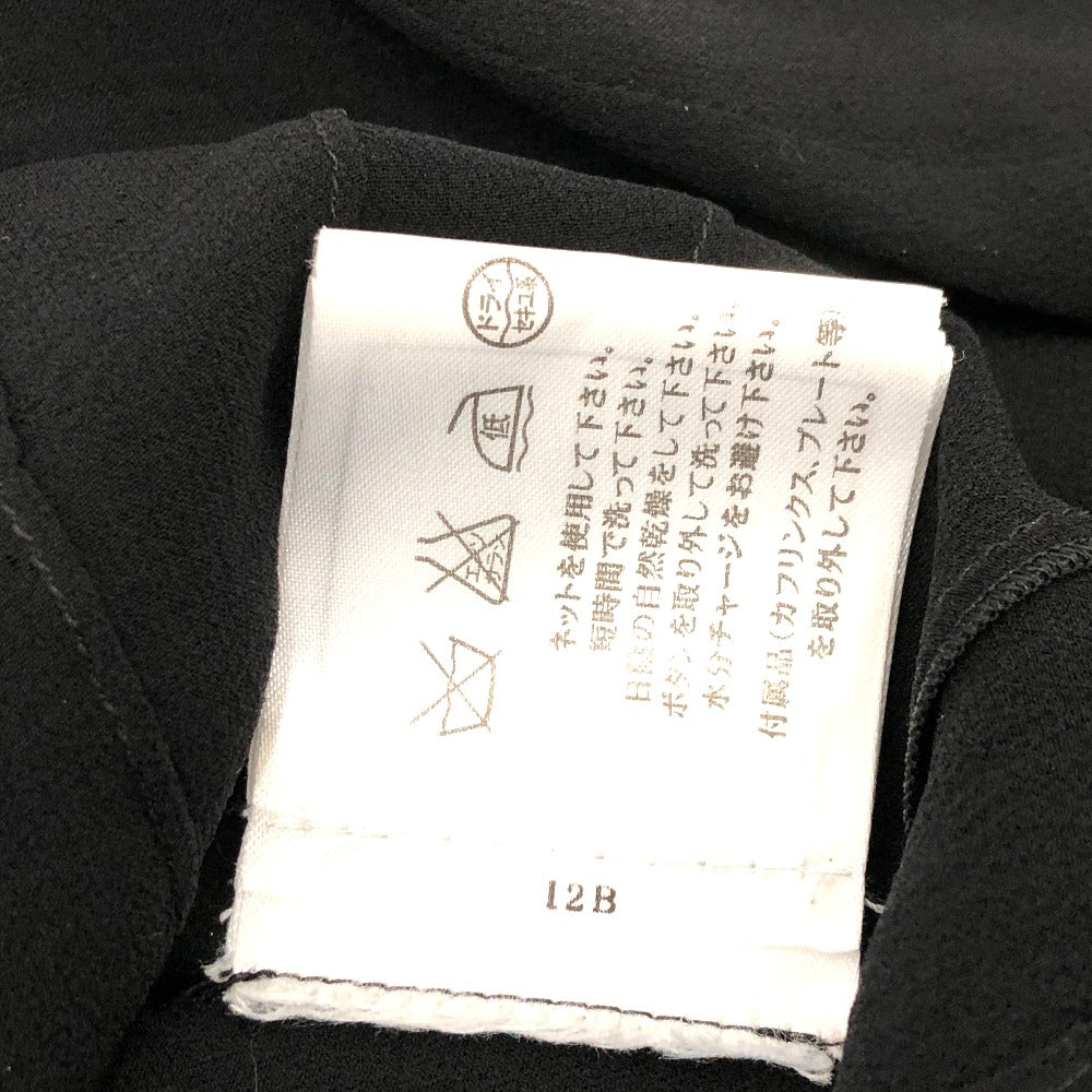 CHANEL P55115 アパレル 長袖 トップス シースルー カメリアブローチ ブラウス シースルーブラウス 長袖 トップス アパレル ブラウス シルク レディース ブラック