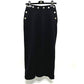 CHANEL P76230 24A ココマーク ボタン CC ワイドパンツ ボトムス アパレル パンツ コットン レディース ブラック - brandshop-reference
