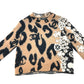 CHANEL P75361 23A ココマーク レオパード 豹 ヒョウ柄 ニット セーター 長袖 アパレル セーター カシミヤ レディース ブラウン