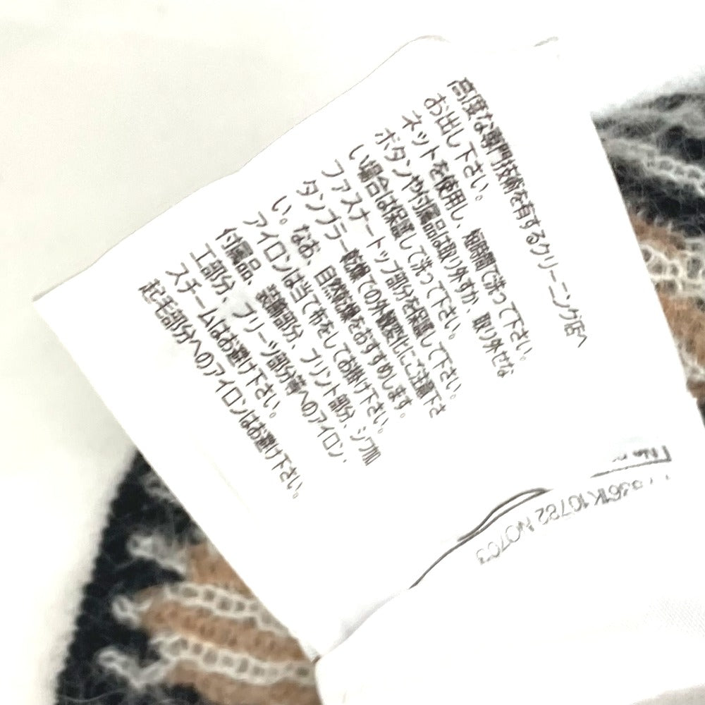 CHANEL P75361 23A ココマーク レオパード 豹 ヒョウ柄 ニット セーター 長袖 アパレル セーター カシミヤ レディース ブラウン
