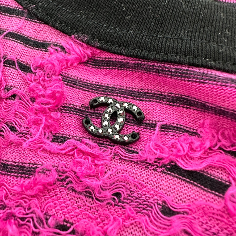 CHANEL P77487 24AW Cotton & Mixed Fibers apparel Long sleeve shirt Viscose pink Used