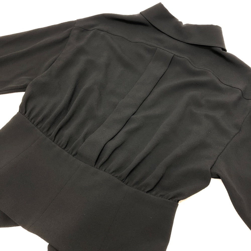 CHANEL P80340 2025/26 Fall/Winter Pre-Collection Apparel Tops Long Sleeve Cashmere Blouse Black