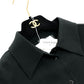 CHANEL P80340 2025/26 Fall/Winter Pre-Collection Apparel Tops Long Sleeve Cashmere Blouse Black