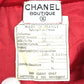 CHANEL ココマーク ヴィンテージ アパレル ワンピース ファブリック レディース レッド