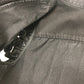 CHANEL P77615 24AW ビジュー グリポアボタン ウォッシュドデニム フリル アパレル ベスト ジャケット デニム レディース ブラック