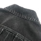 CHANEL P77615 24AW ビジュー グリポアボタン ウォッシュドデニム フリル アパレル ベスト ジャケット デニム レディース ブラック