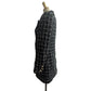 CHANEL P75797 23-24AW Camellia Button Apparel Outerwear Long Tweed Jacket Tweed Women's Black