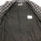 CHANEL P75797 23-24AW Camellia Button Apparel Outerwear Long Tweed Jacket Tweed Women's Black
