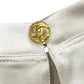 CHANEL P81926 Spring/Summer 2026 Short-sleeved top apparel tops short sleeves Short sleeve shirt Silk satin White sugar White Used