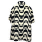 CHANEL P70211 21P CC Mark Wave apparel short sleeves Short sleeve T-shirt silk Black/White Used