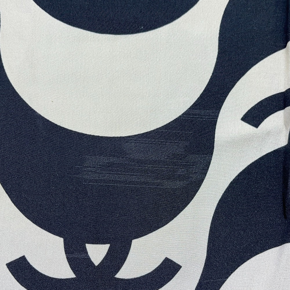 CHANEL P70211 21P CC Mark Wave apparel short sleeves Short sleeve T-shirt silk Black/White Used