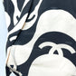 CHANEL P70211 21P CC Mark Wave apparel short sleeves Short sleeve T-shirt silk Black/White Used