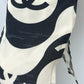 CHANEL P70211 21P CC Mark Wave apparel short sleeves Short sleeve T-shirt silk Black/White Used