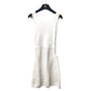 CHANEL 15P Sleeveless Dress, Dress, Skirt, Apparel, Dress, Cotton, Women's, White