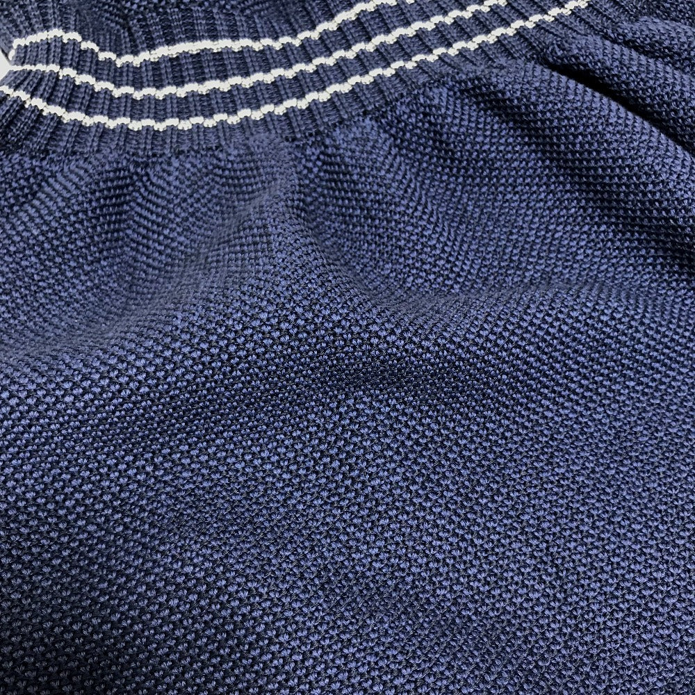 CHANEL CC Coco Mark Apparel Sleeveless Mini Dress with Ribbon, 15 Pieces, Cotton, Women's, Navy