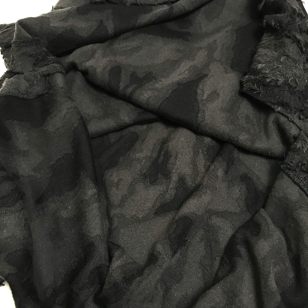 CHANEL Camellia Motif Sleeveless Top Dress, 15C Cotton Camisole, Black, Women's