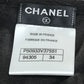 CHANEL Camellia Motif Sleeveless Top Dress, 15C Cotton Camisole, Black, Women's