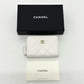 CHANEL AP0216 Matelasse Coco Mark Classic Zip Coin Purse in Caviar Leather, White