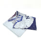 CHANEL No. 5 Perfume Apparel Large Stole/Scarf/Shawl Cashmere Women's Blue