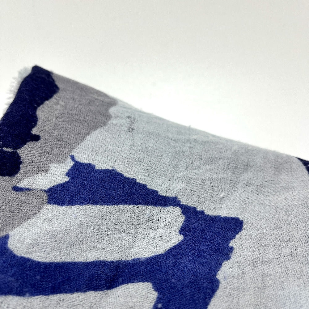 CHANEL No. 5 Perfume Apparel Large Stole/Scarf/Shawl Cashmere Women's Blue