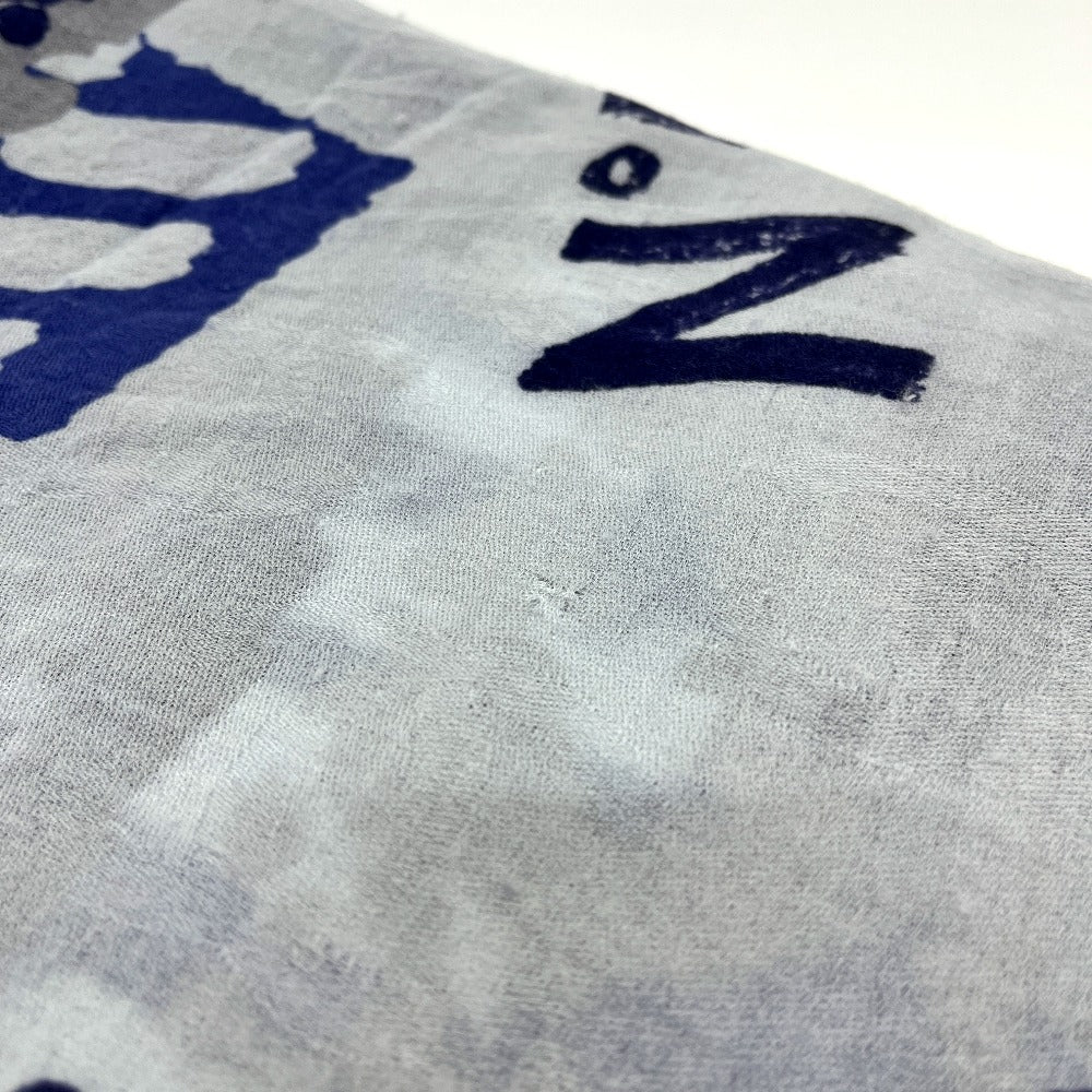 CHANEL No. 5 Perfume Apparel Large Stole/Scarf/Shawl Cashmere Women's Blue