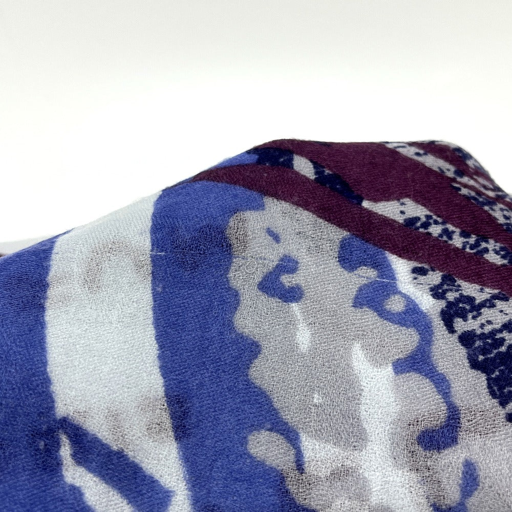 CHANEL No. 5 Perfume Apparel Large Stole/Scarf/Shawl Cashmere Women's Blue