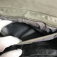 CHANEL Logo Quilted 2-Way Chain Shoulder Bag in Grey Leather