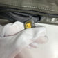 CHANEL Logo Quilted 2-Way Chain Shoulder Bag in Grey Leather